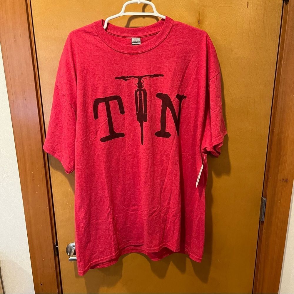 Gildan Tennessee TN bicycle red mens t-shirt xxl new nwt